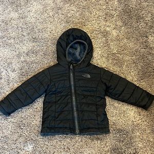 Baby Black reversible North Face jacket
